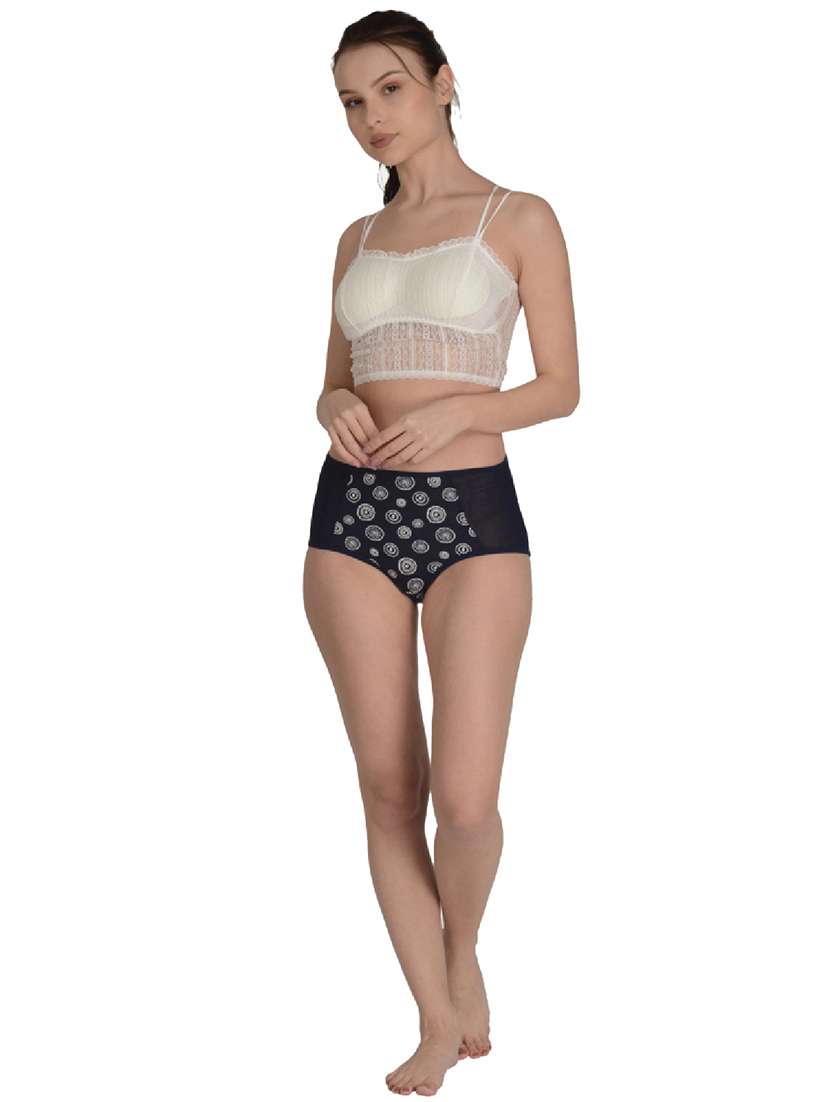 navy blue cotton hipster panty - 20426035 -  Standard Image - 3