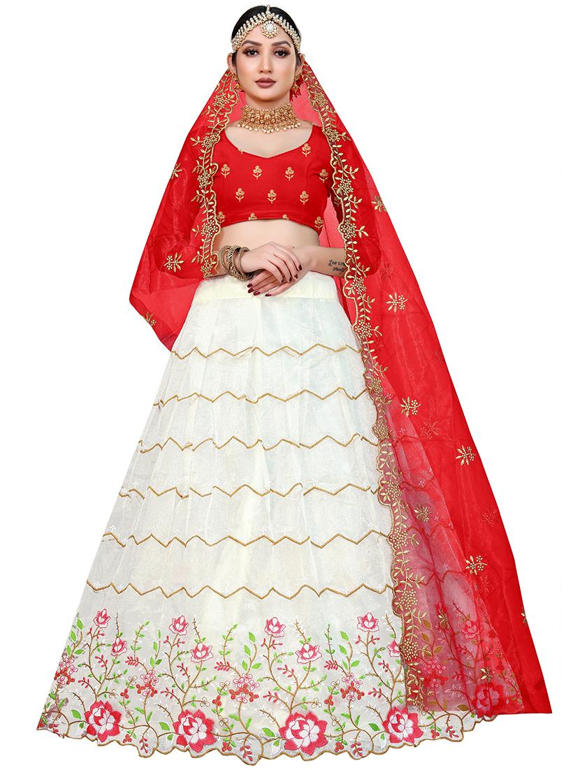 women white semi-stitched lehenga choli - 20426568 - Zoom Image - 0