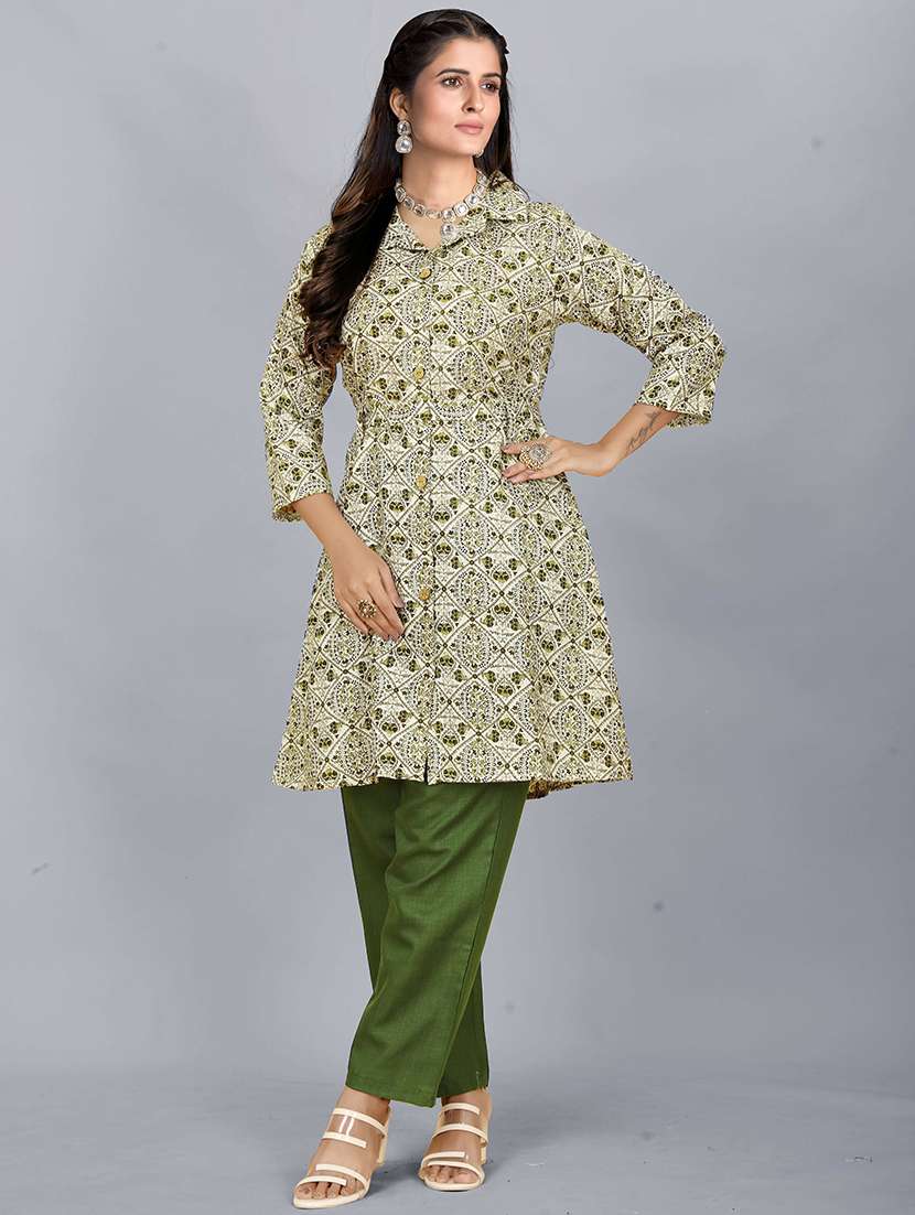 floral kurta pant set - 20426592 - Zoom Image - 0