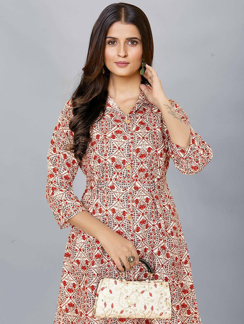 floral kurta pant set - 20426596 - Standard Image - 3