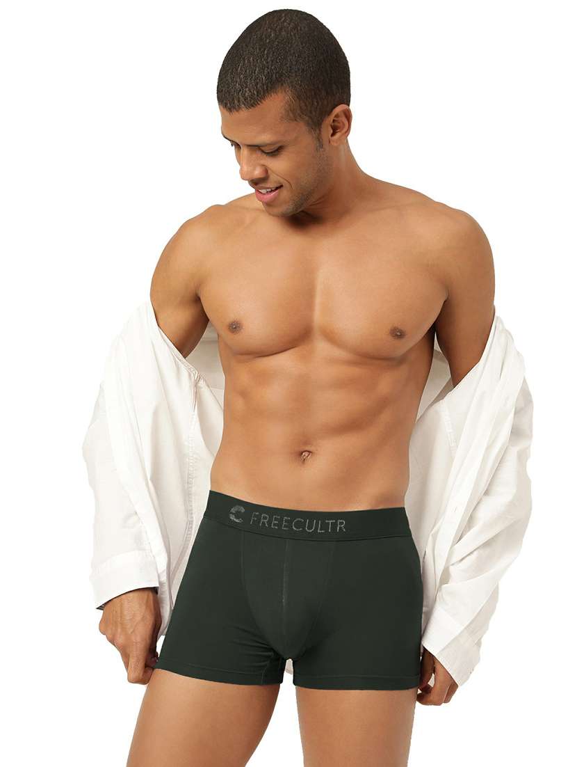 men solid modal trunk - 20427567 -  Standard Image - 3