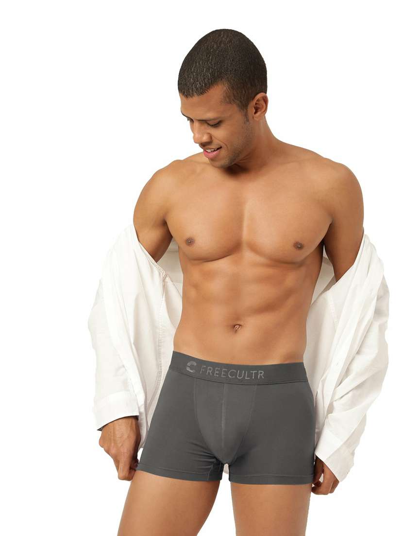 men solid modal trunk - 20427568 -  Standard Image - 3