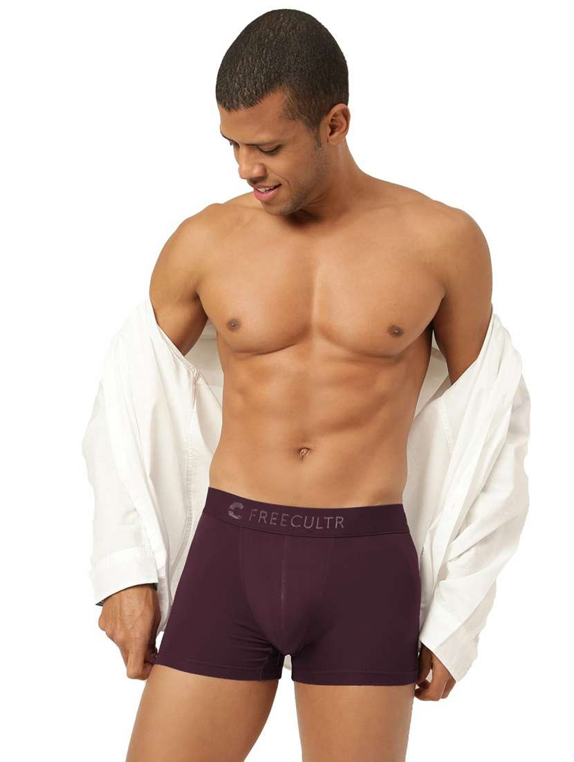 men solid modal trunk - 20427569 -  Standard Image - 3