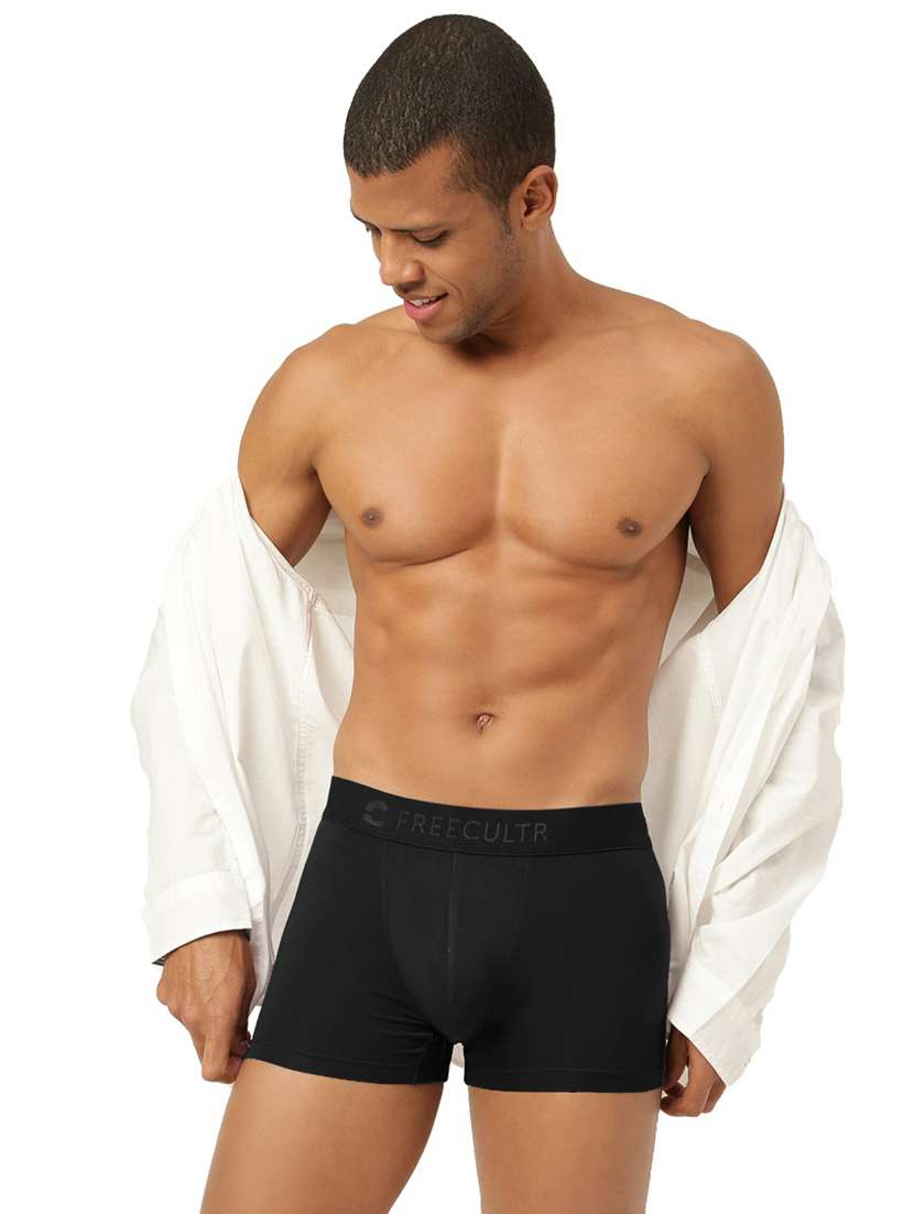 men solid modal trunk - 20427570 -  Standard Image - 3