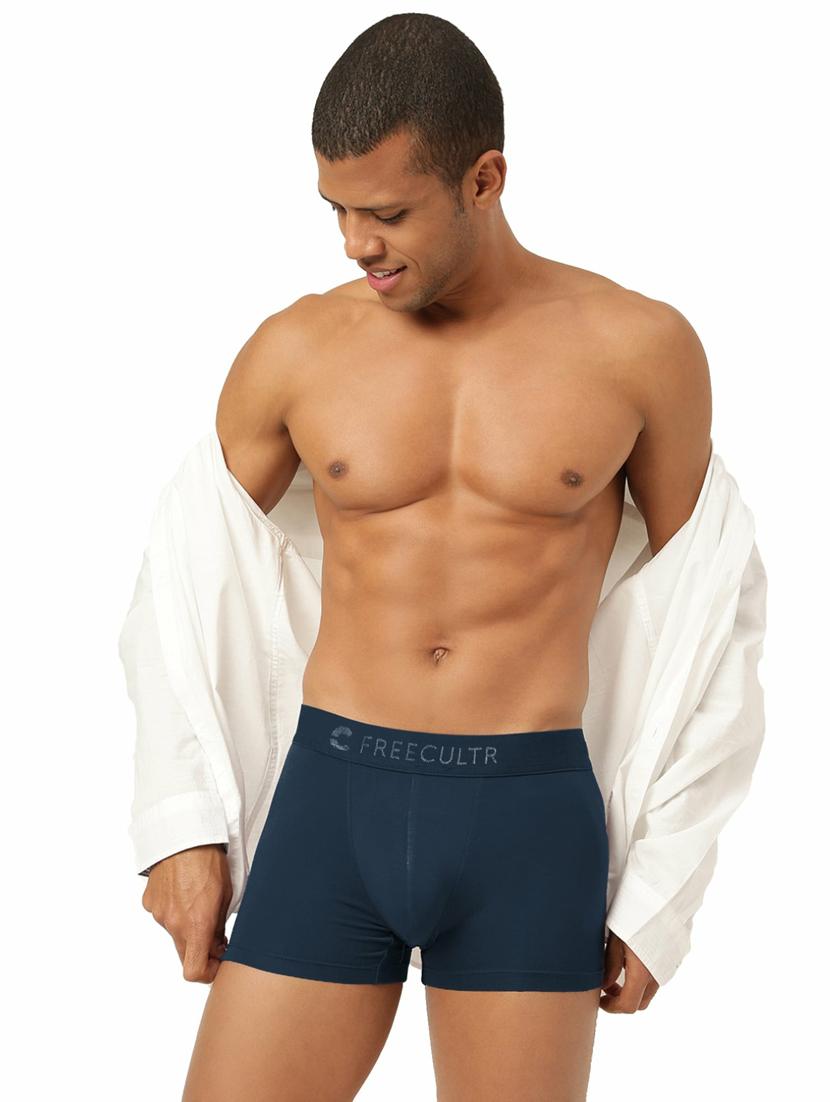 men solid modal trunk - 20427571 - Standard Image - 3