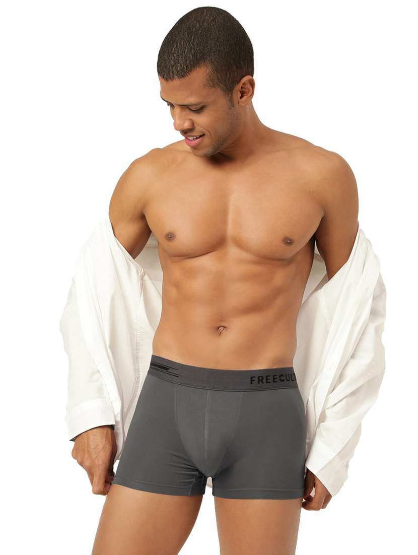 men solid modal trunk - 20427603 -  Standard Image - 3