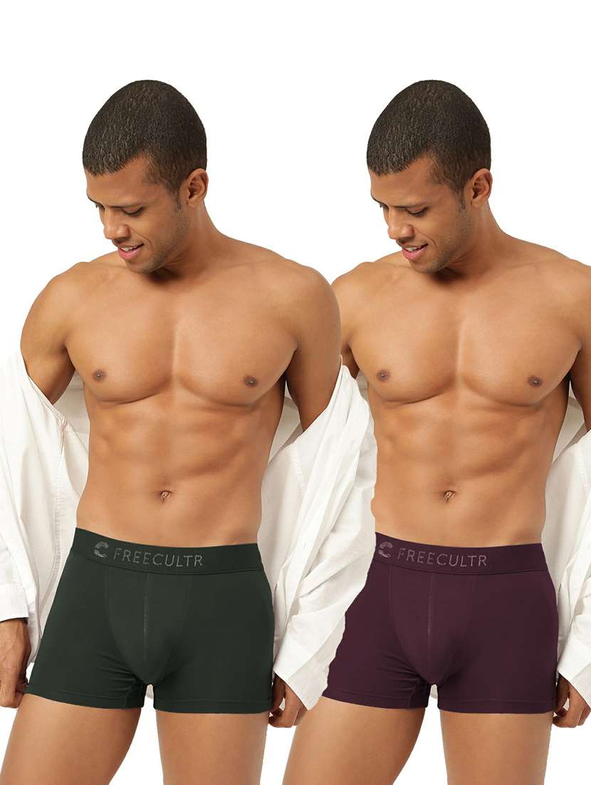 mens pack of 2 trunks