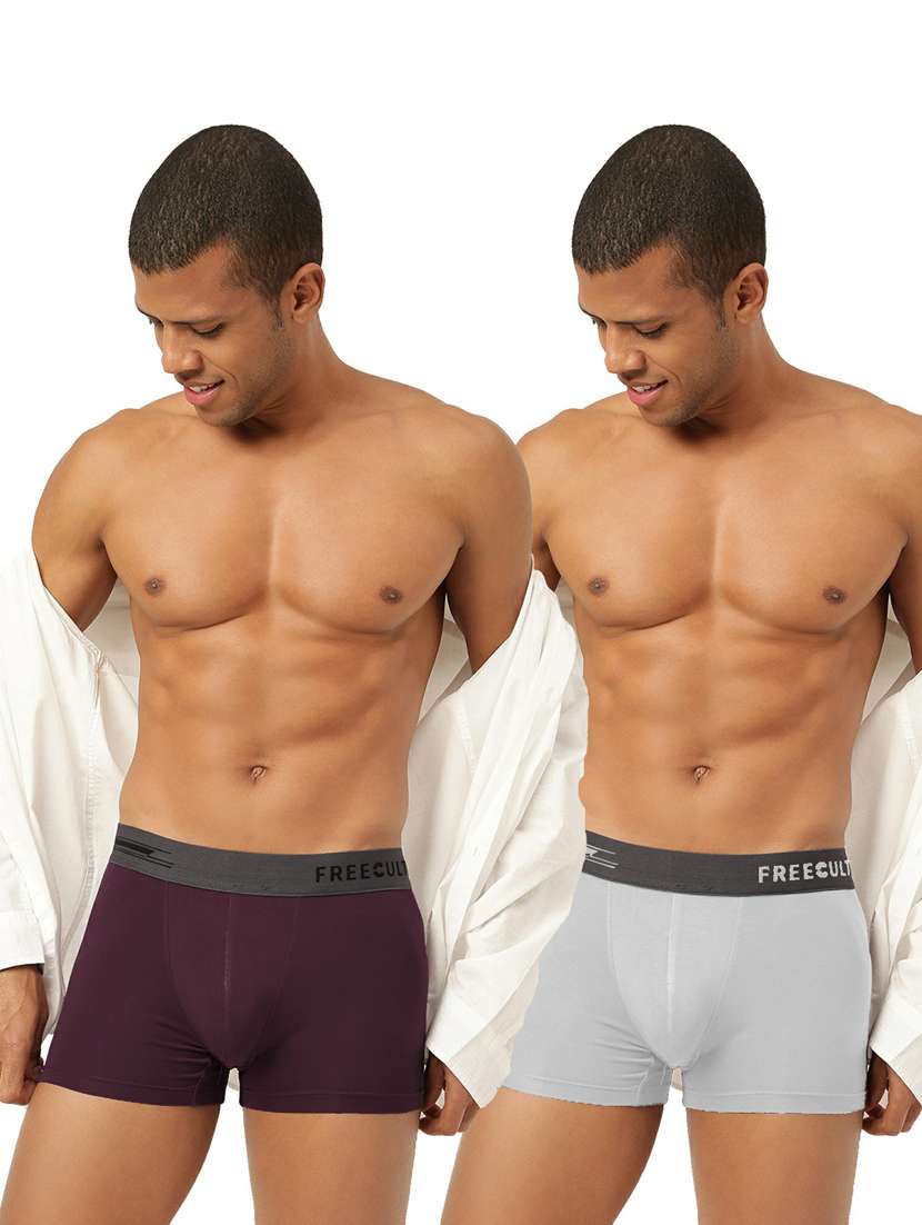 pack of 2 solid modal trunks
