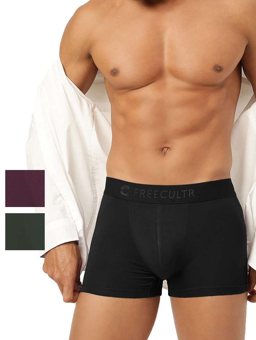 pack of 3 solid trunks 