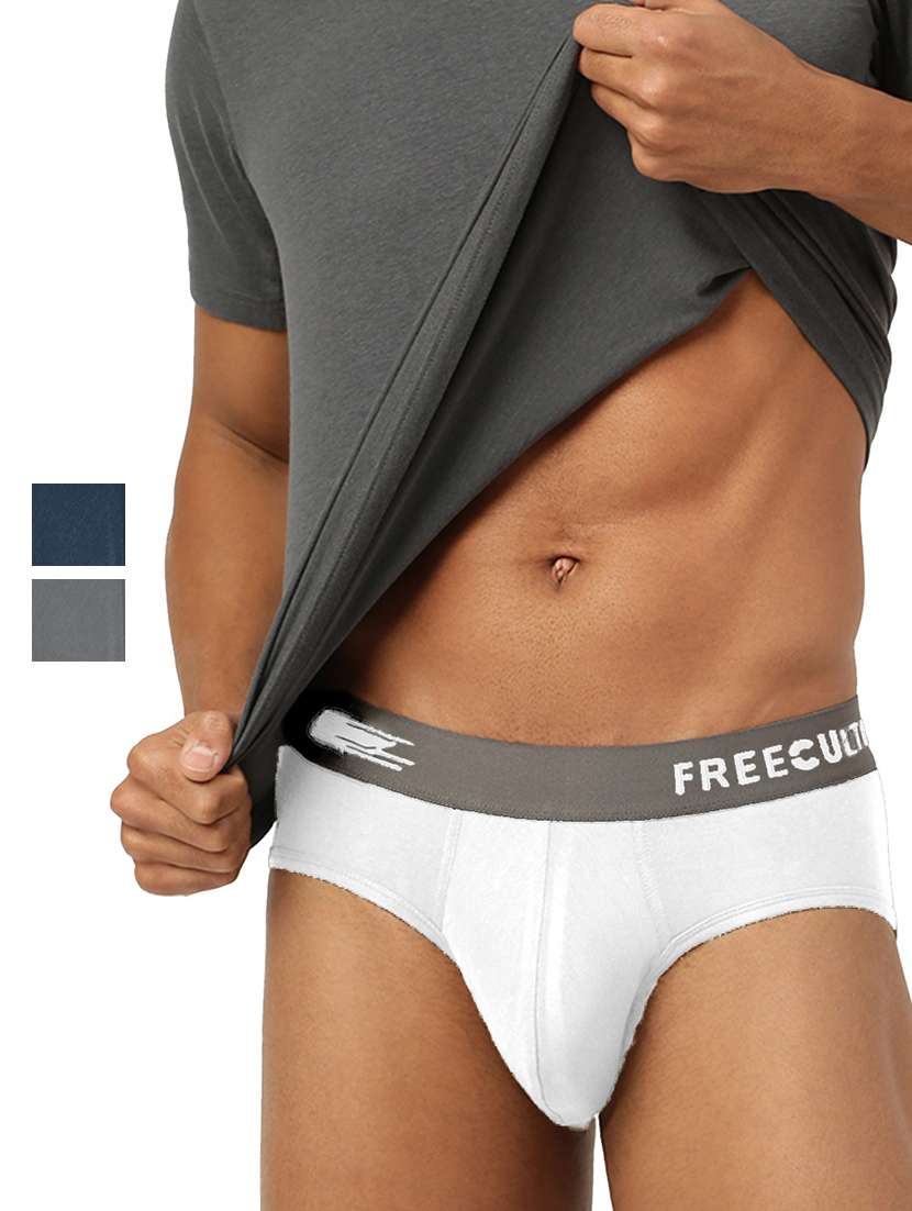 pack of 3 solid hipster briefs