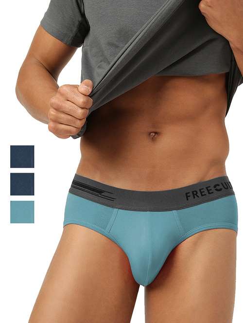 pack of 4 solid hipster briefs