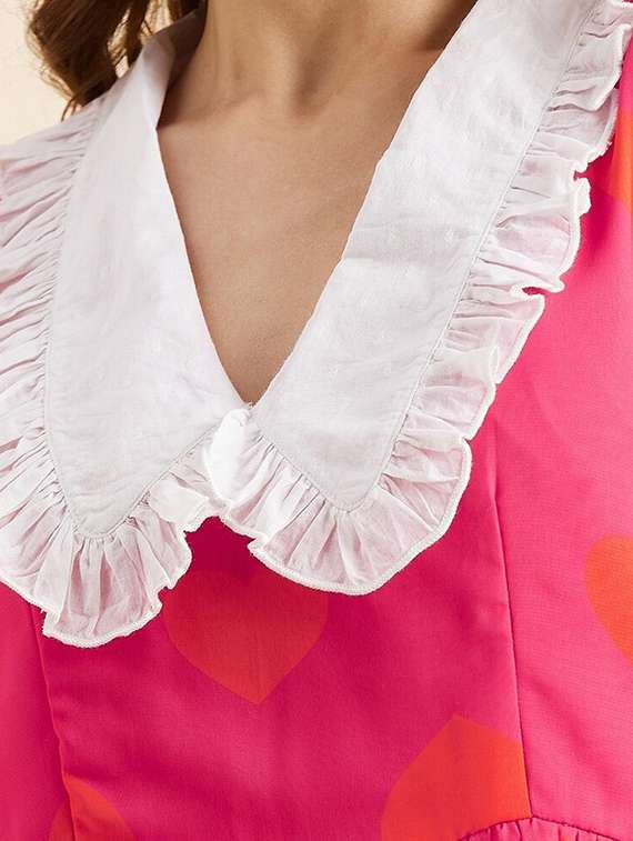 women printed a-line dress - 20428513 -  Standard Image - 3