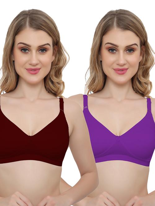 pack of 2 solid t-shirt bra - 20429155 -  Standard Image - 0