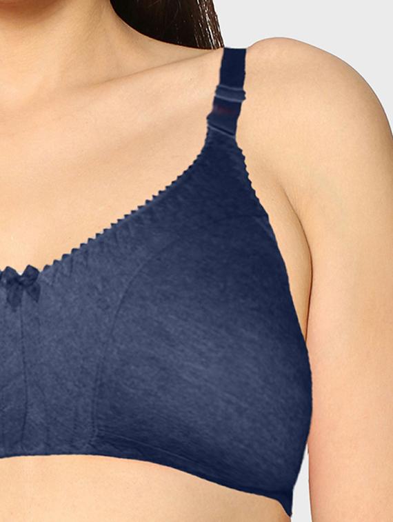 women pack of 2 solid t-shirt bra - 20429271 - Standard Image - 3
