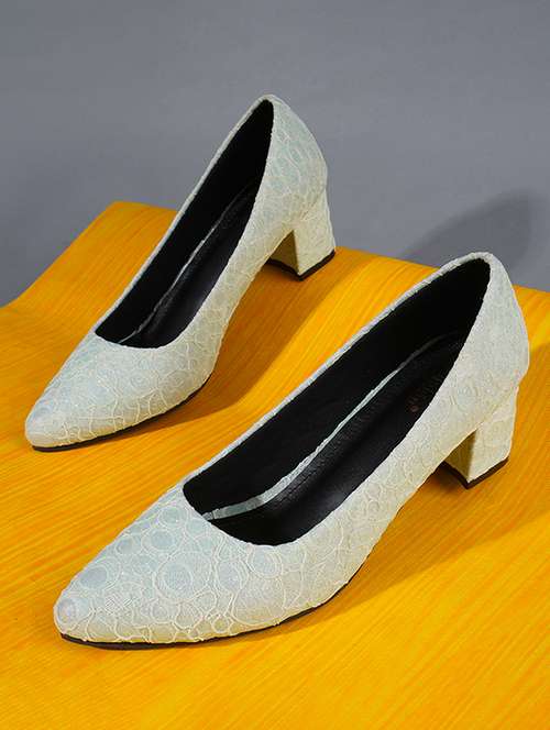 neo mint textured slip on pumps - 20429729 - Standard Image - 0