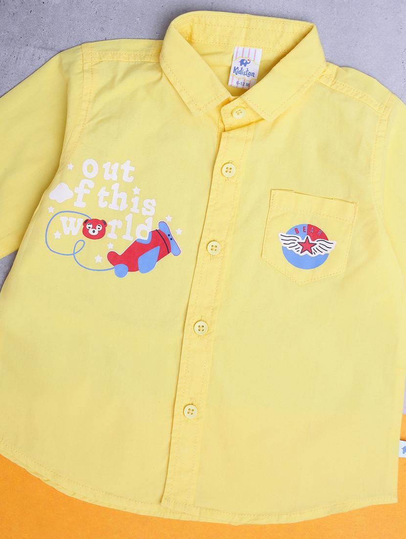 boys yellow graphic shirt - 20429838 - Standard Image - 3