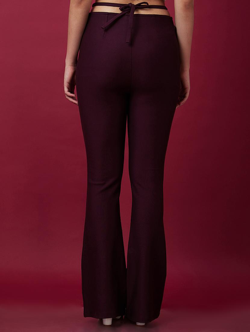 purple solid high-rise jegging - 20430218 - Standard Image - 3