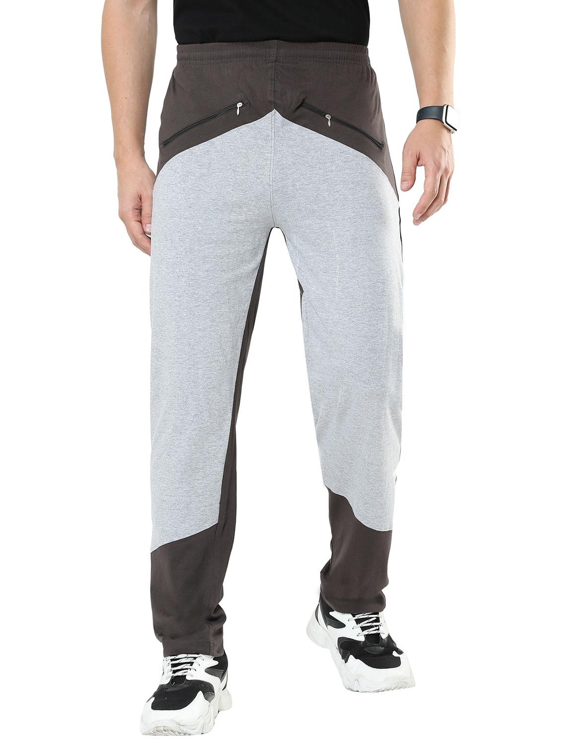men cotton full length track pant - 20430966 -  Zoom Image - 0