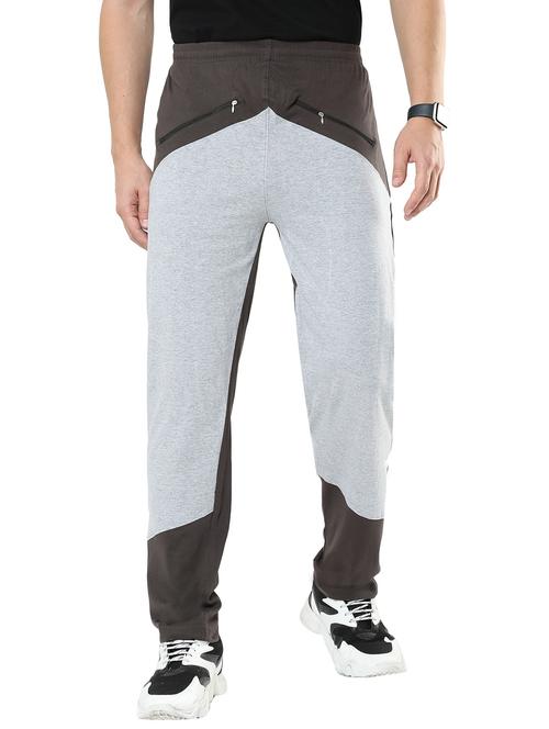 men cotton full length track pant - 20430967 - Standard Image - 0
