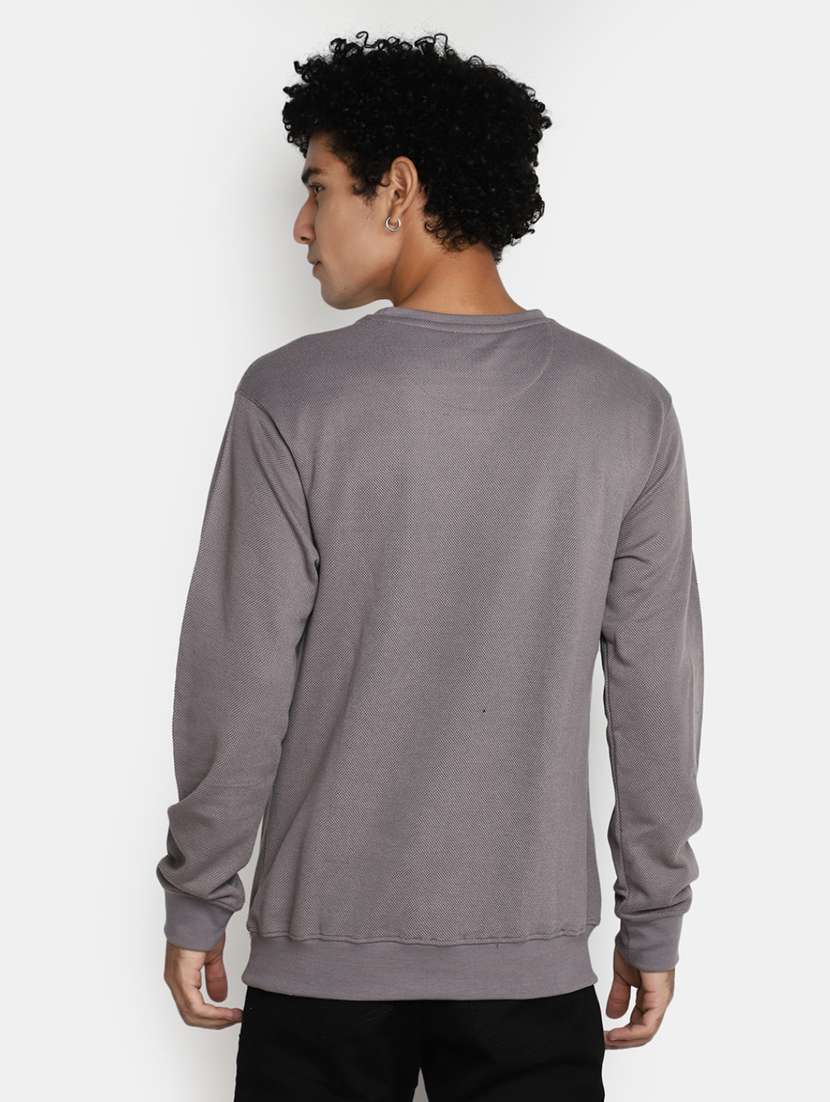 Solid Pullover Sweatshirt - 20434161 -  Standard Image - 3