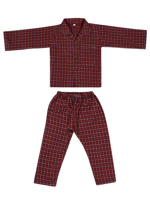 boys cotton pyjama nightwear set - 20434446 -  Standard Image - 0