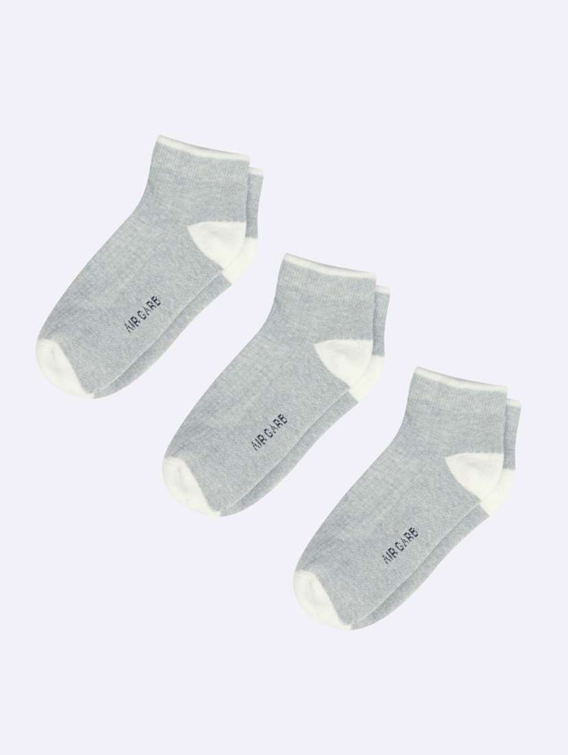 set of 3 ankle length socks - 20435611 - Zoom Image - 0