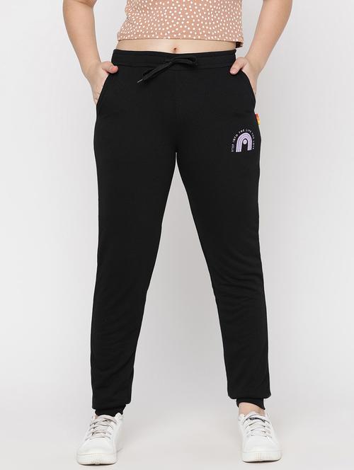 girls black joggers - 20435789 - Standard Image - 0