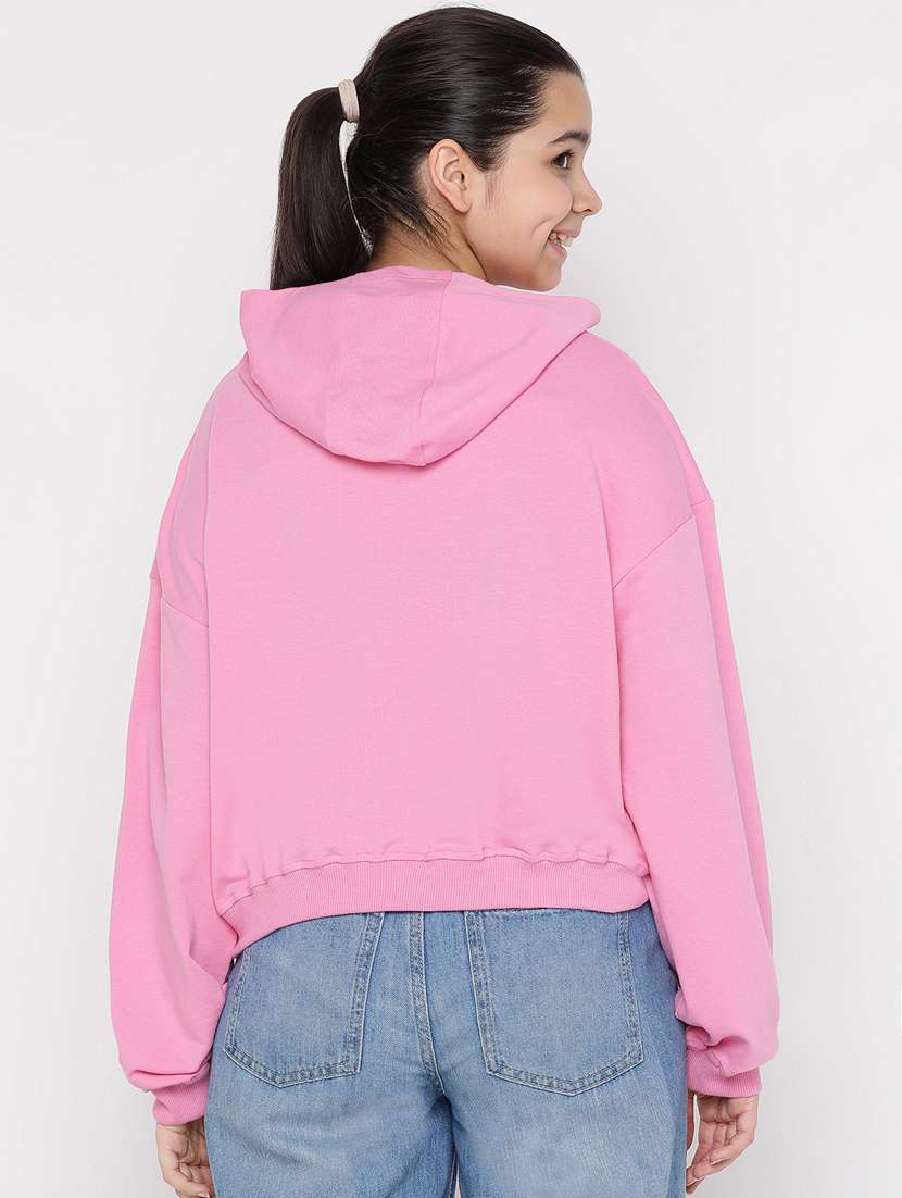 girls placement print hooded sweatshirt - 20435797 -  Standard Image - 3