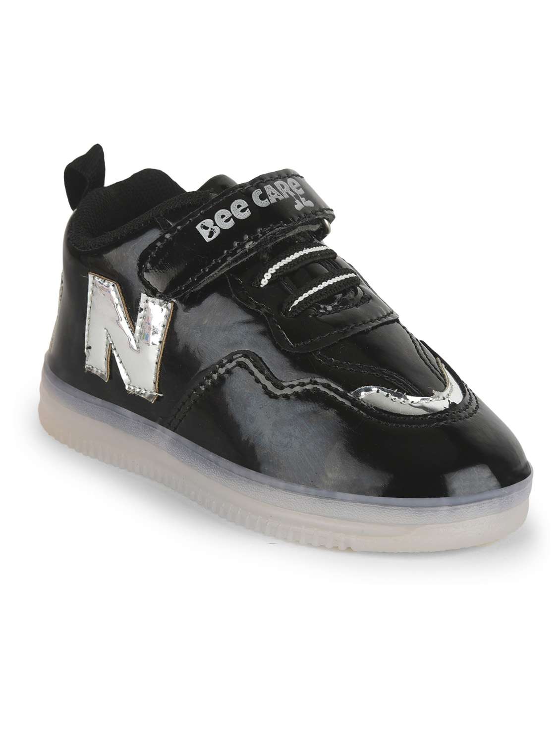 boys leatherette velcro sneakers - 20436188 -  Zoom Image - 0