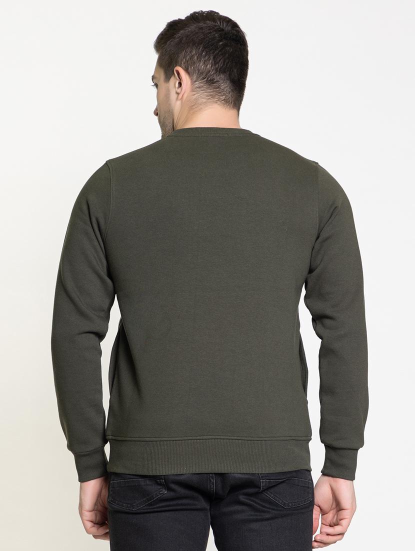 mens chest print sweatshirt - 20436431 - Standard Image - 3