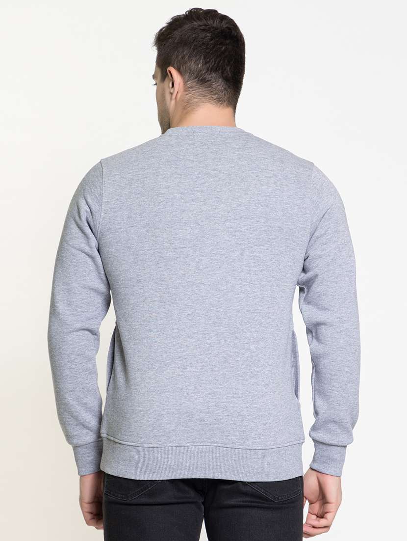 mens chest print sweatshirt - 20436433 -  Standard Image - 3