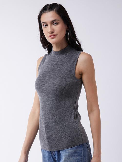 women sleeveless solid pullover - 20436518 -  Standard Image - 0