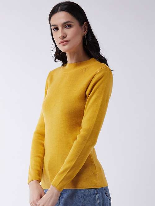 women long sleeved solid regular pullover - 20436533 -  Standard Image - 0