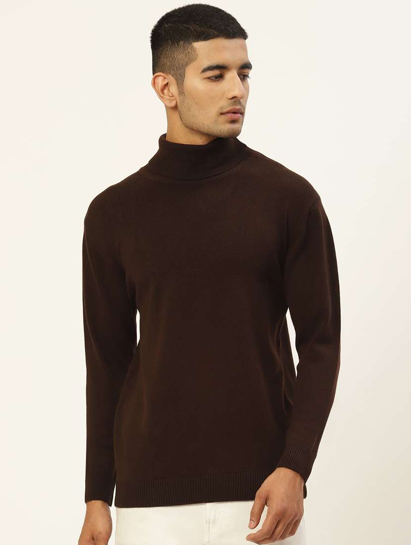 men long sleeved solid pullover
