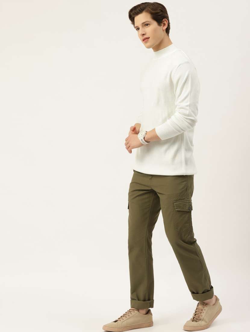 men long sleeved solid pullover - 20436552 - Standard Image - 3