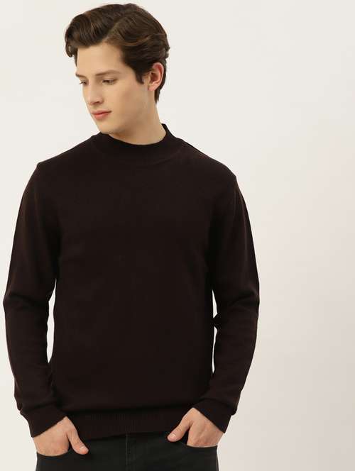 men long sleeved solid pullover - 20436559 -  Standard Image - 0