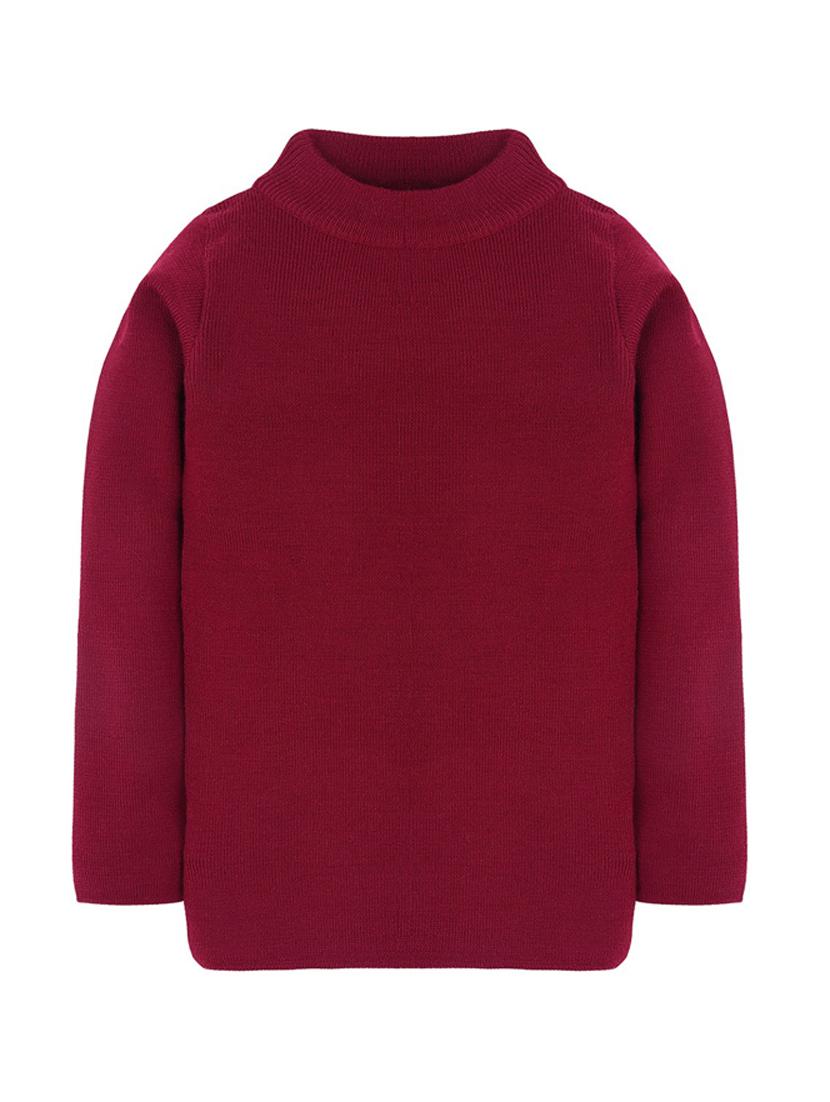 boys high neck solid sweater