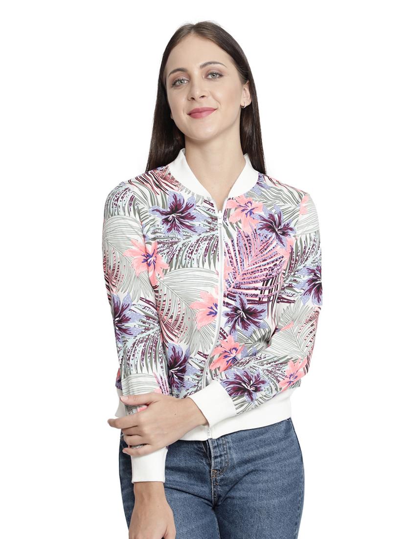 women multi colored bomber jacket - 20444402 - Zoom Image - 0