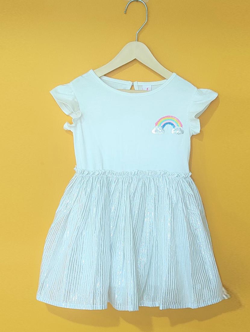 girls embellished cotton frock - 20444521 -  Zoom Image - 0