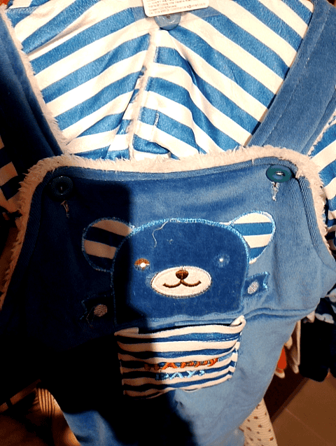 dark blue cotton suit set - 20447517 -  Standard Image - 0