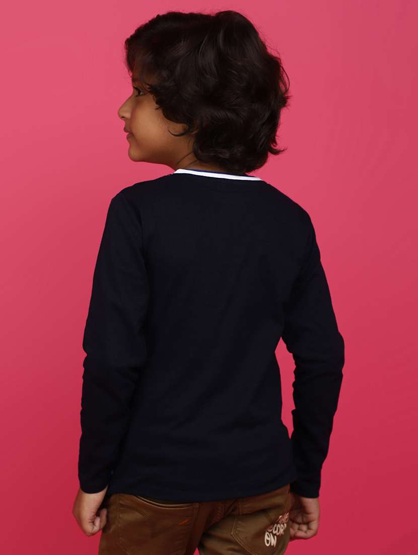 blue cotton tshirt - 20447860 -  Standard Image - 3