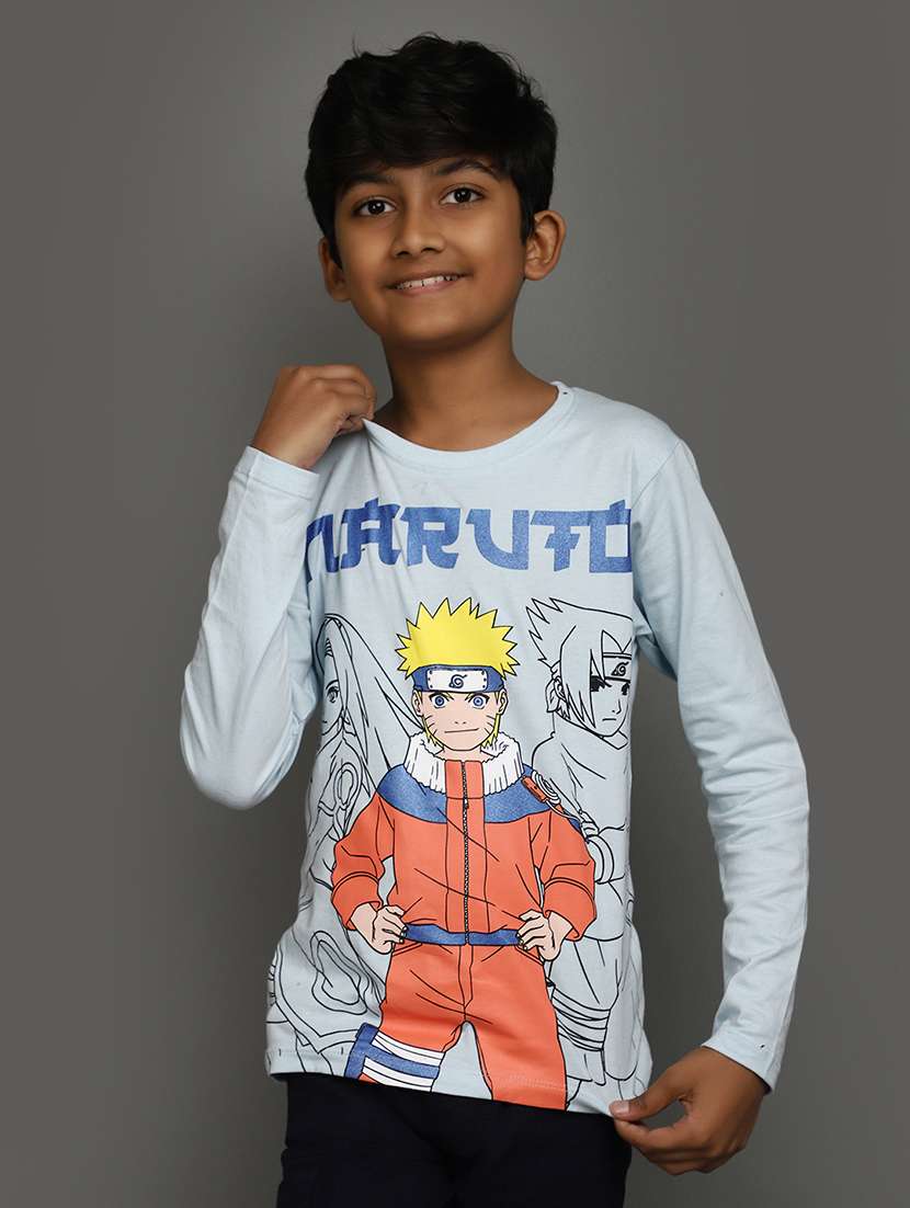 blue cotton tshirt