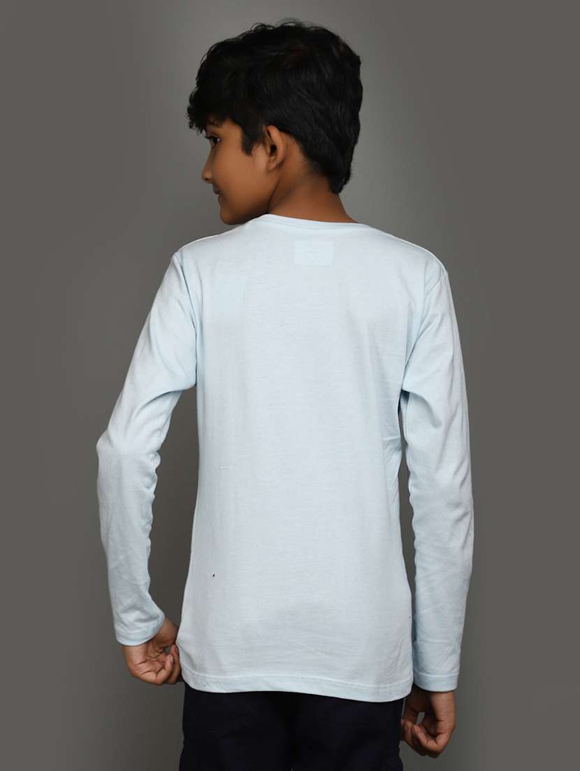 blue cotton tshirt - 20447865 -  Standard Image - 3