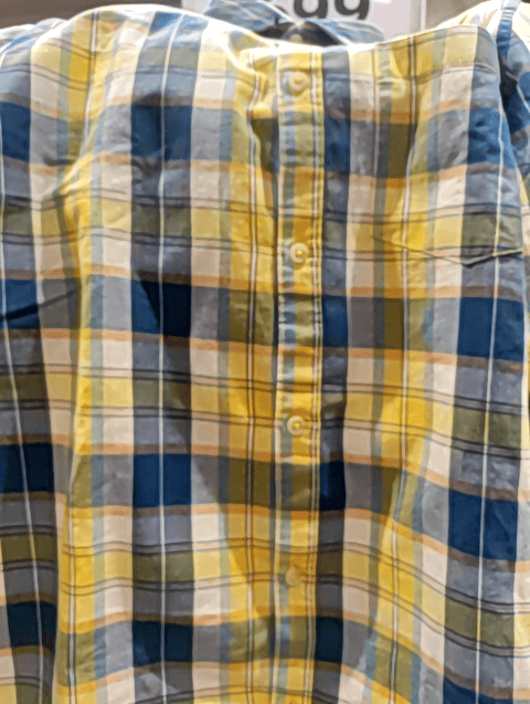 yellow cotton casual shirt - 20447987 - Zoom Image - 0