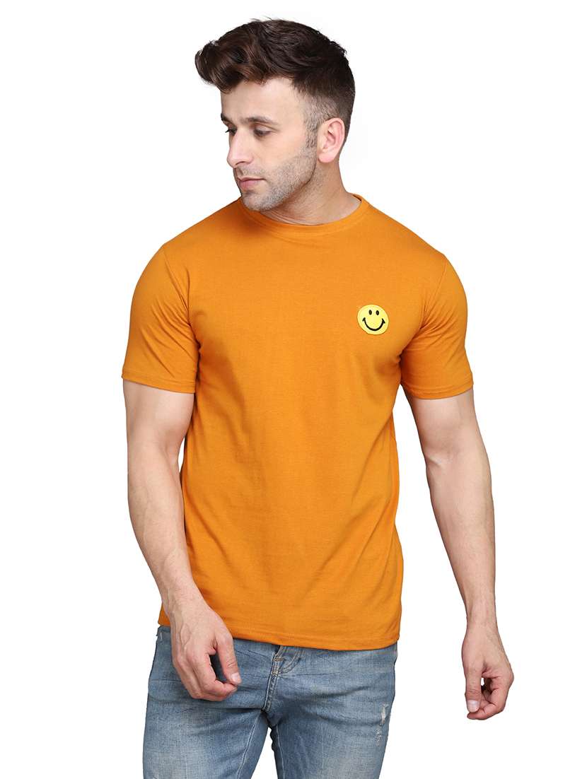 mustard cotton tshirt