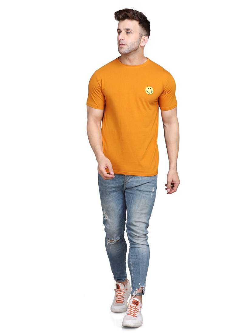 mustard cotton tshirt - 20448631 -  Standard Image - 3