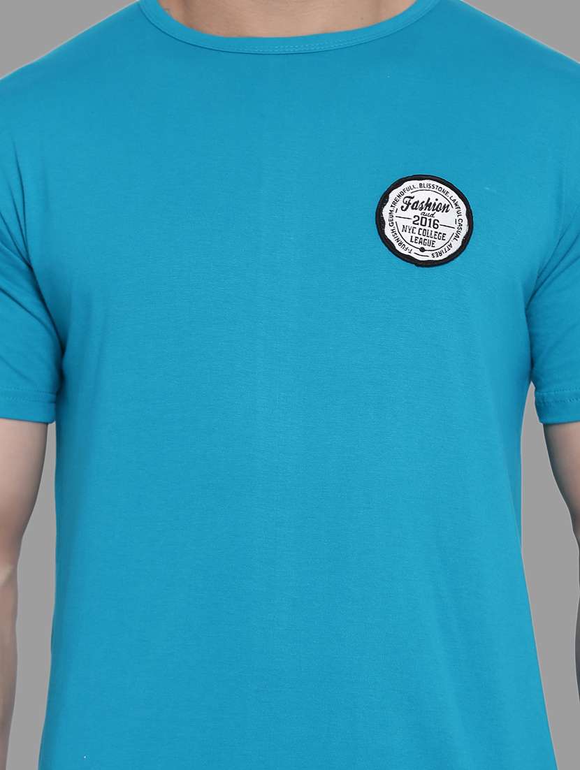 men solid short sleeve t-shirt - 20448644 -  Standard Image - 3