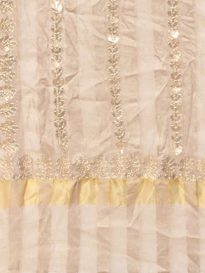 women beige embroidered dupatta - 20448823 -  Standard Image - 3