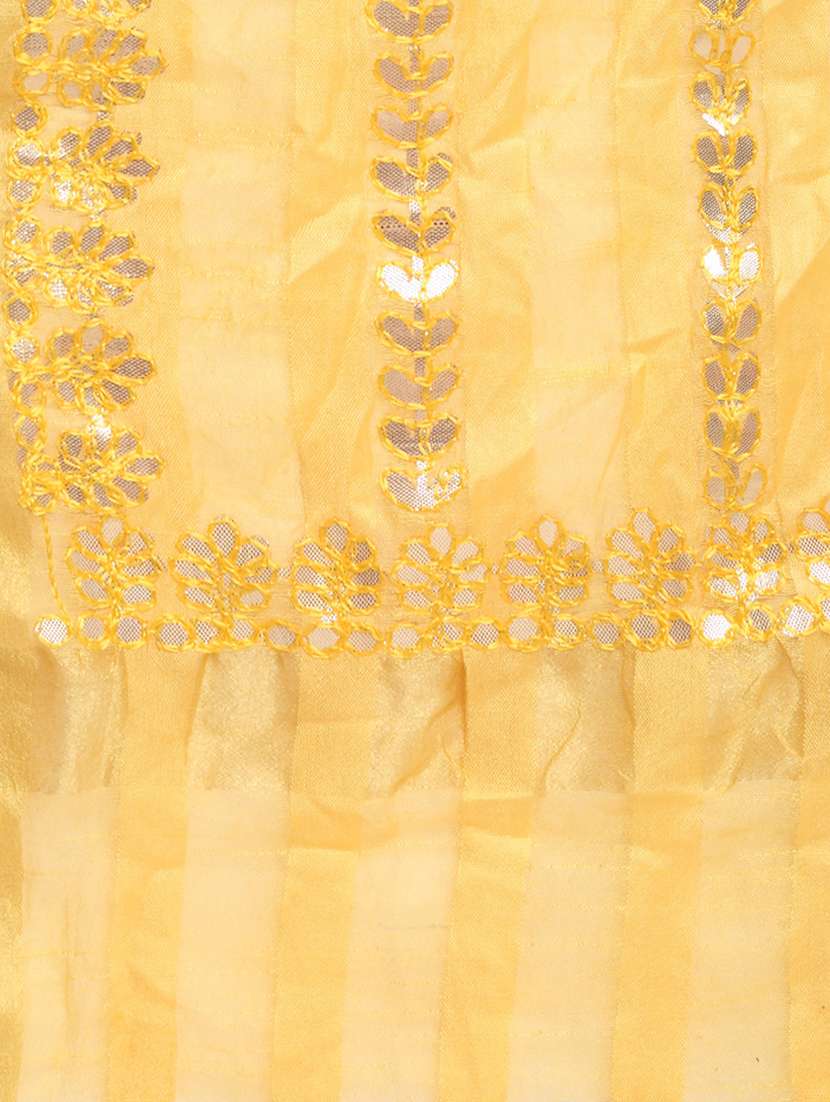 women yellow embroidered dupatta - 20448824 -  Standard Image - 3