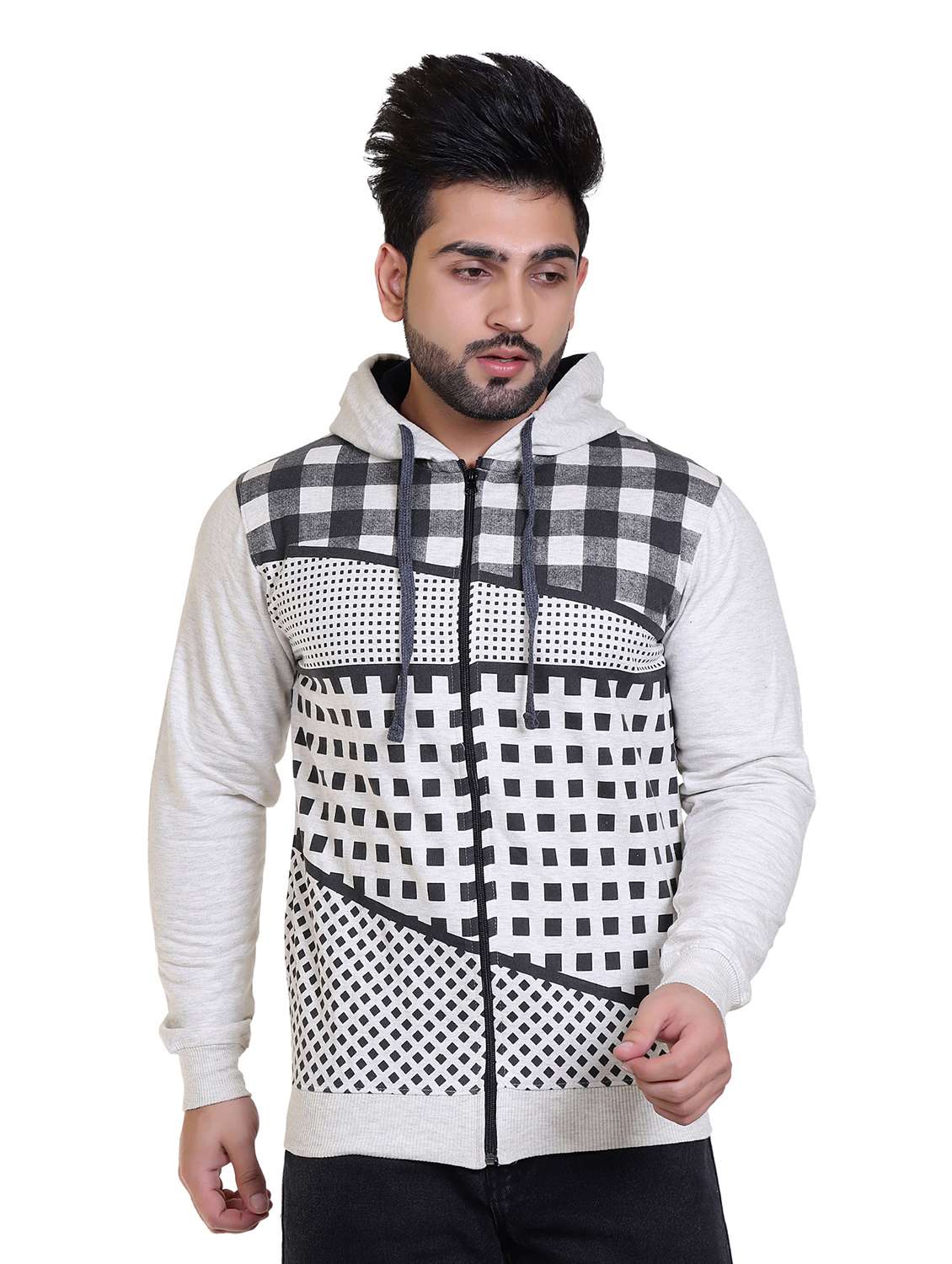 mens front print sweatshirt